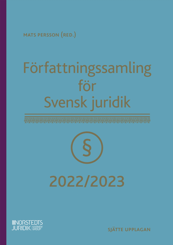 Författningssamling för Svensk juridik