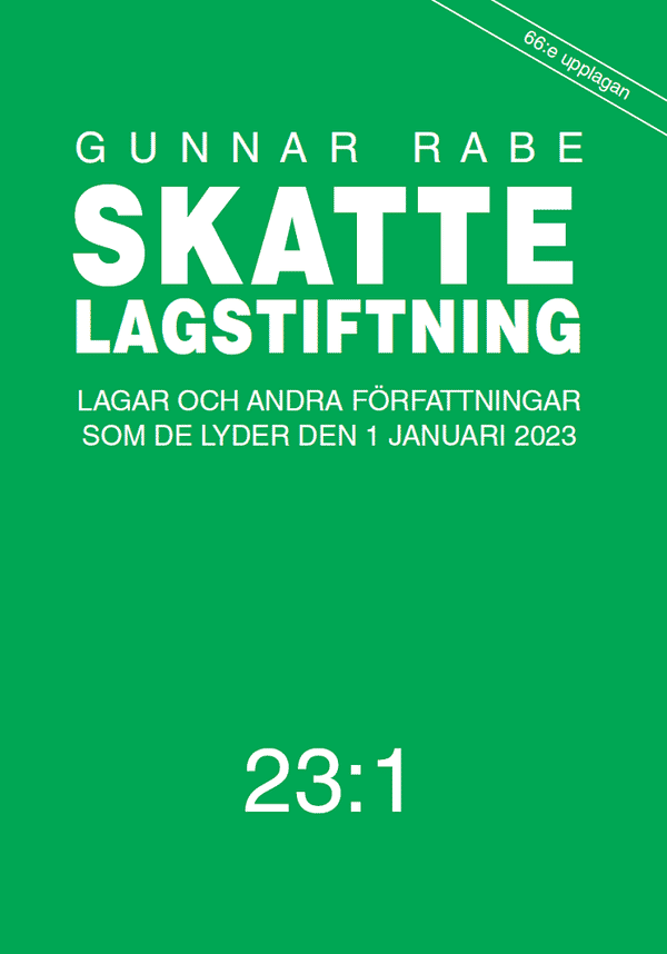 Skattelagstiftning 23:1