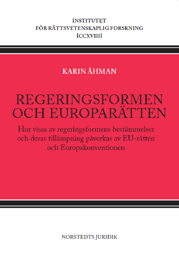 Regeringsformen och europarätten