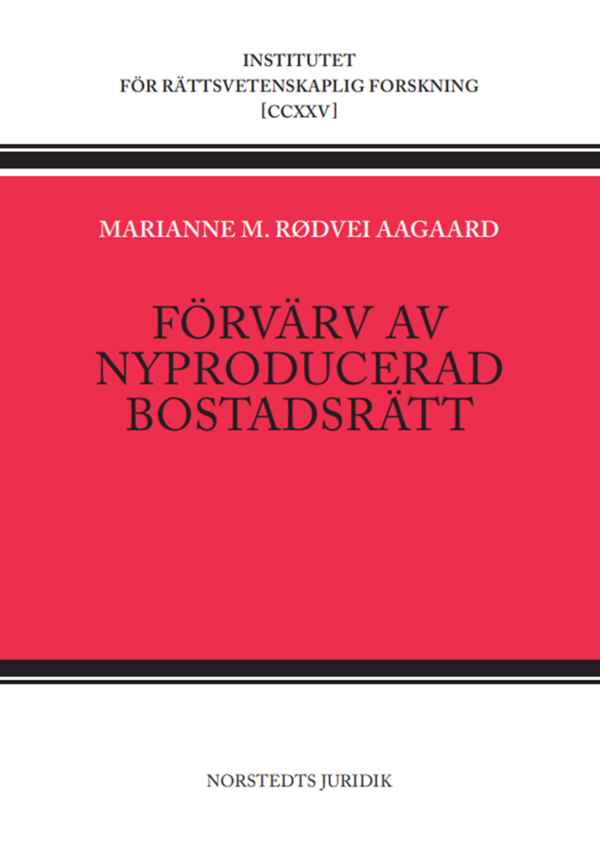 Förvärv av nyproducerad bostadsrätt