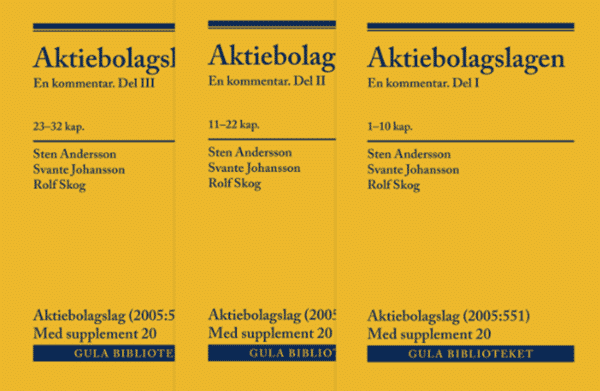 Aktiebolagslagen, del I-III