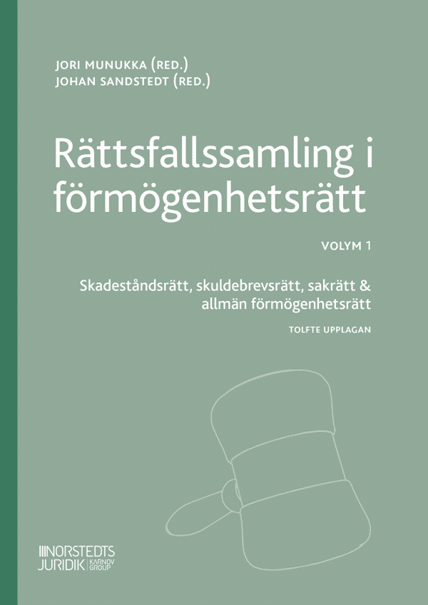 Rättsfallssamling i förmögenhetsrätt Volym 1.