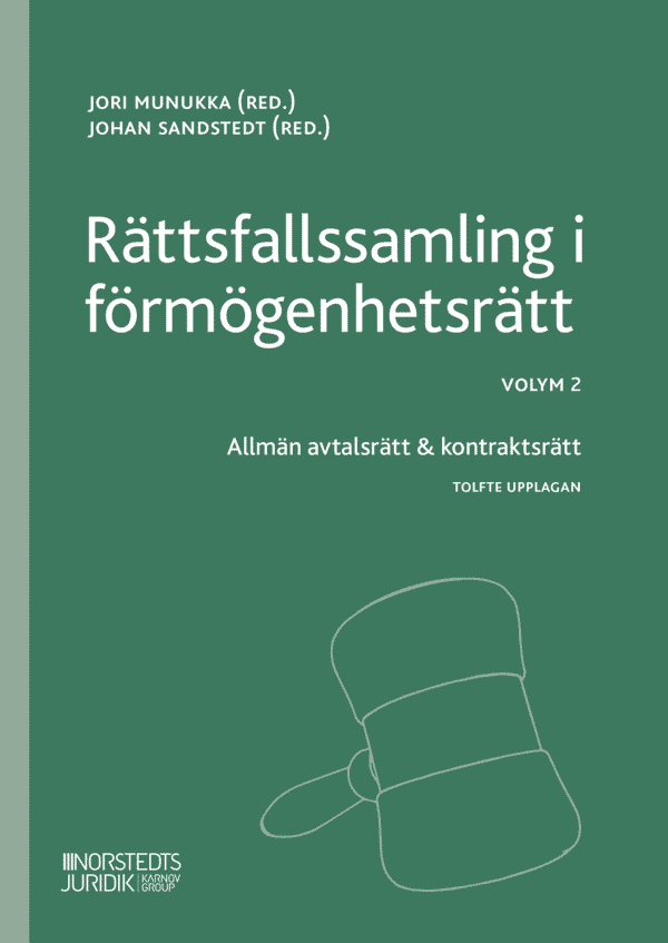 Rättsfallssamling i förmögenhetsrätt Volym 2 .