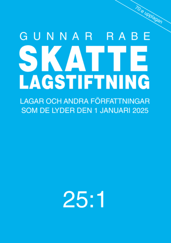 Skattelagstiftning 25:1