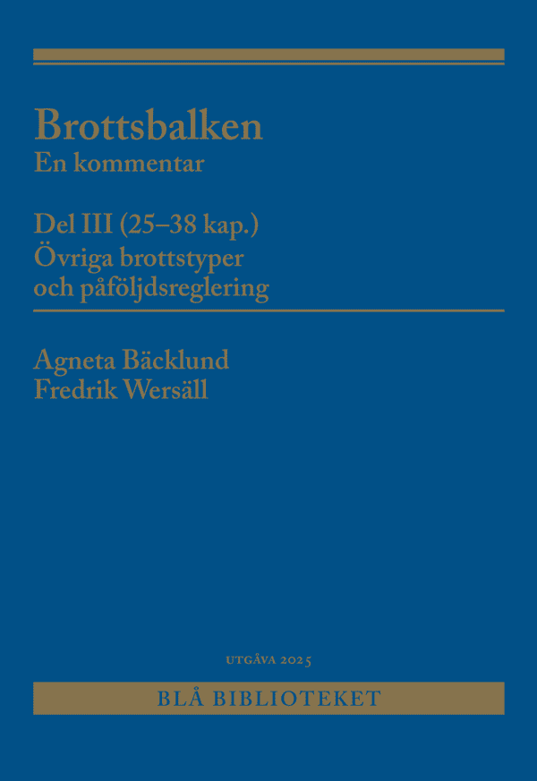 Brottsbalken Del III (25-38 kap.)
