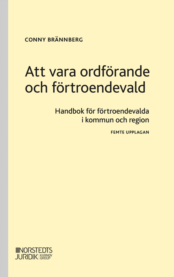 Att vara ordförande och förtroendevald