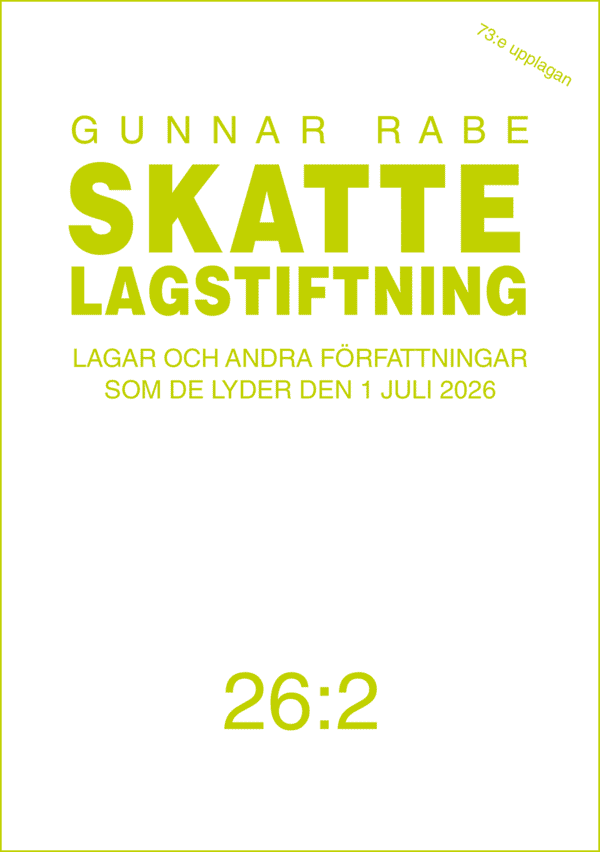 Skattelagstiftning 26:2.