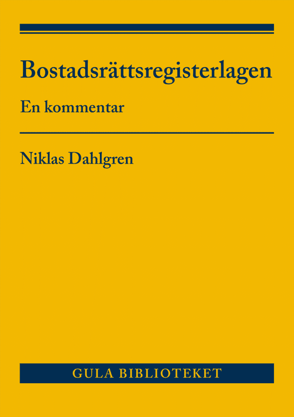 Bostadsrättsregisterlagen