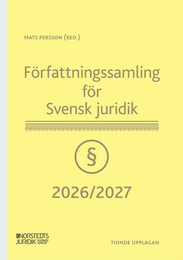 Författningssamling för Svensk juridik