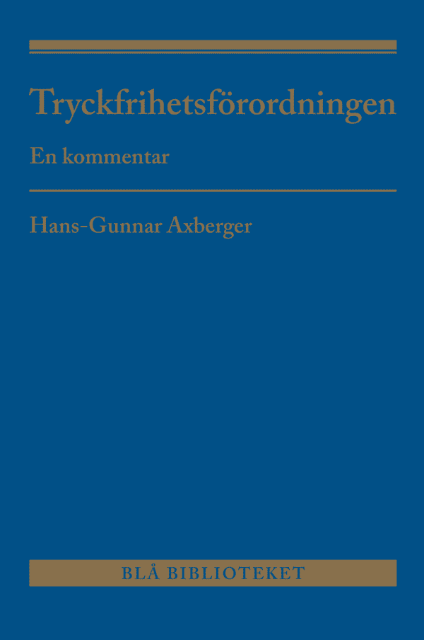 Tryckfrihetsförordningen