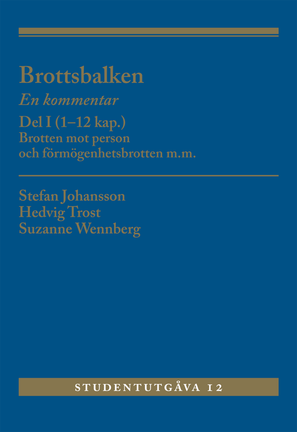 Brottsbalken Del I (1-12 kap.)