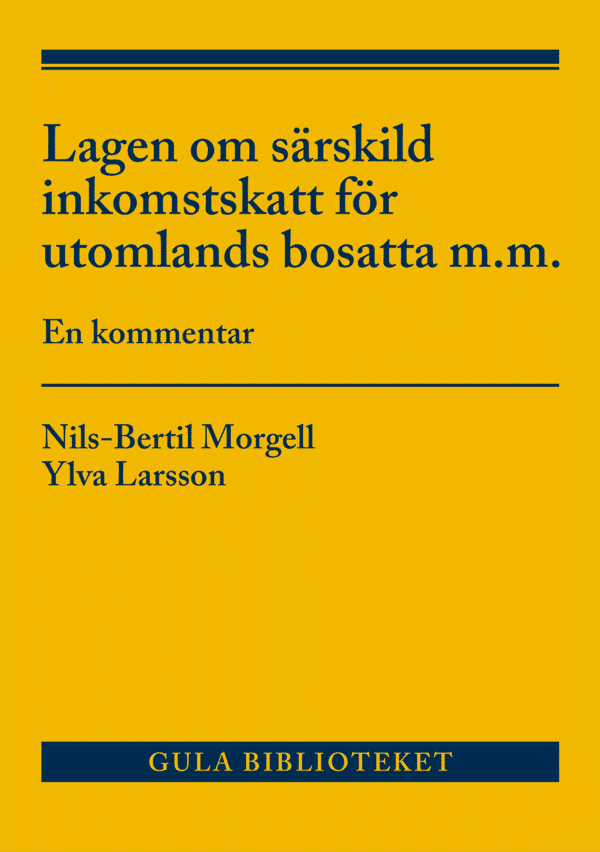Lagen om särskild inkomstskatt för utomlands bosatta m.m.