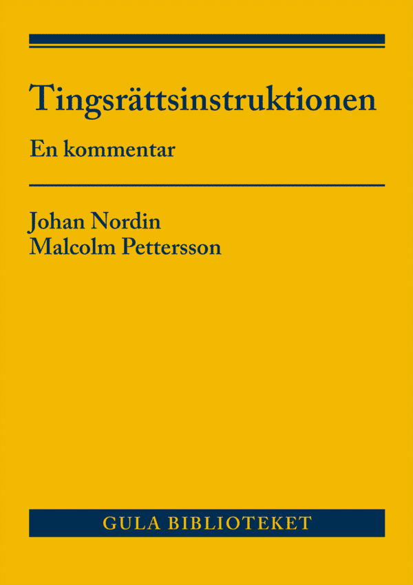 Tingsrättsinstruktionen