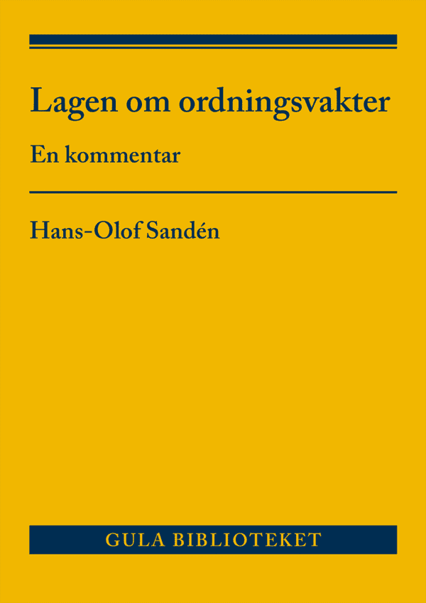 Lagen om ordningsvakter