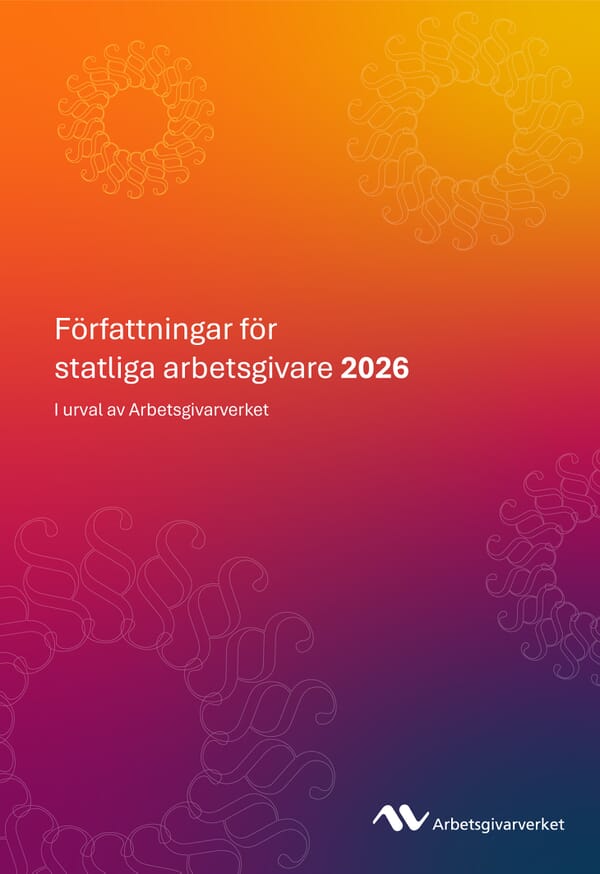 Författningar för statliga arbetsgivare 2026