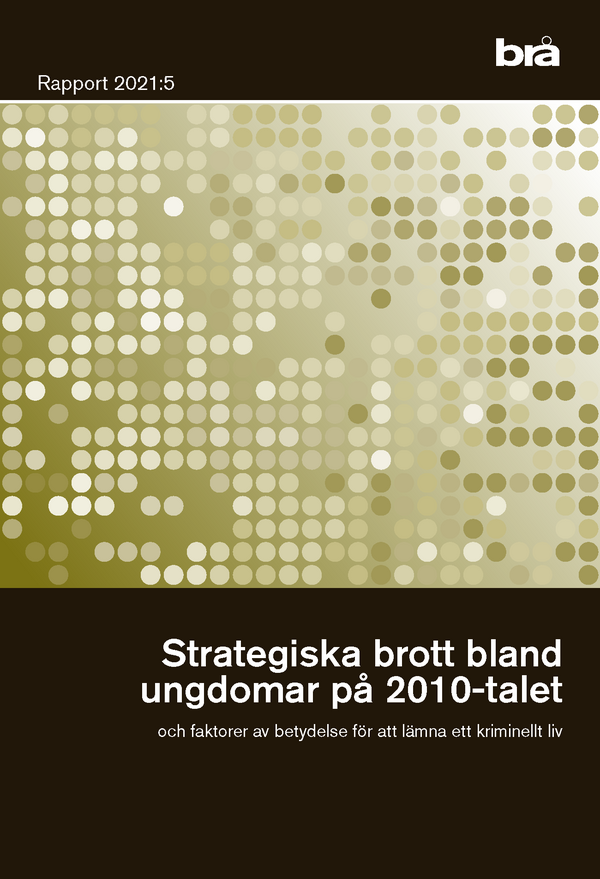 Strategiska brott bland unga på 2010-talet. Brå rapport 2021:5